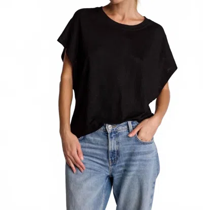 Sundays Linen Roxy Tee In Black