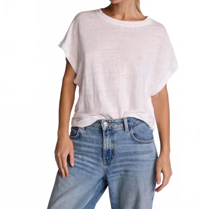 Sundays Linen Roxy Tee In White