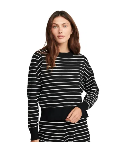 Sundays Lizz Sweater In Black/white Stripes In Multi