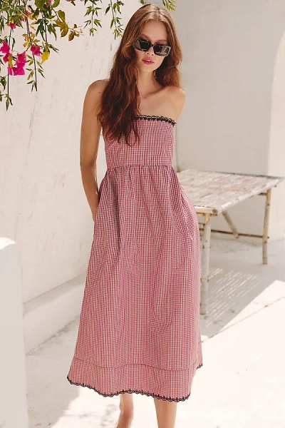 Sundays Logen Embroidered Midi Dress In Multi