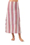 Sundays Louie Skirt In Sunshade Stripe In Multi