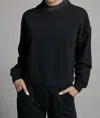 Sundays Lucie Sweatshirt In Black In Black