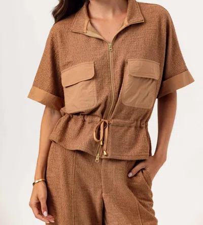 Sundays Lysse Jacket In Sid In Brown