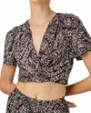 Sundays Magalie Top In Bandana In Black