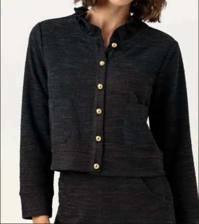 Sundays Maggie Cardigan In Black In Grey