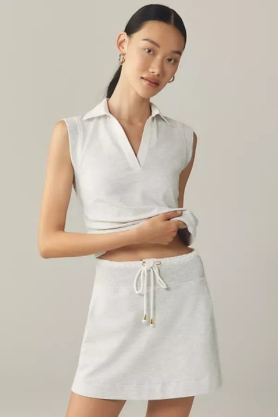 Sundays Manette Pullover Sleeveless Polo Shirt In Gray