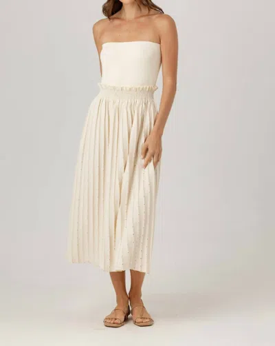 Sundays Manon Midi Dress In Bone In Neutral