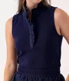 Sundays Maree Tank In Navy In Blue