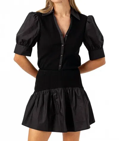 Sundays Marie Mini Skirt In Black