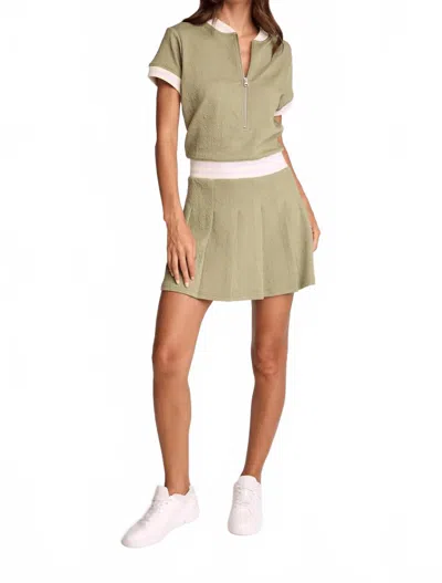 Sundays Marigold Dress In Vintage Moss Green