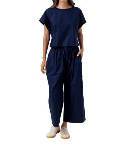 Sundays Maya Classic Pull-on Pants In Navy In Blue
