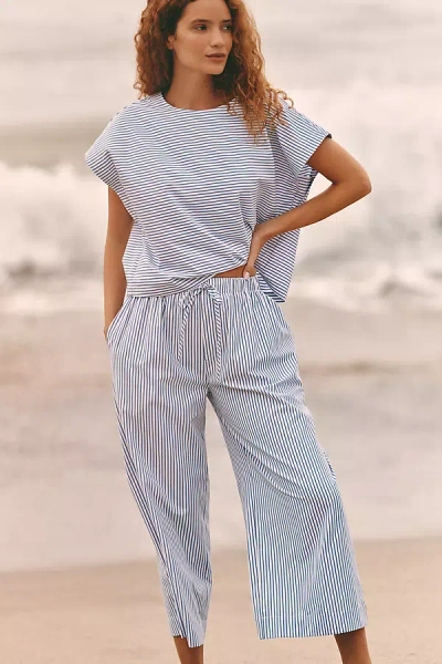 Sundays Maya Stripe Pants In Blue