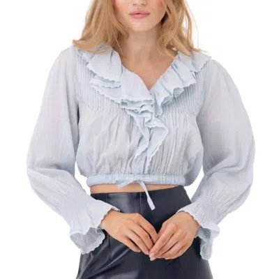 Sundays Merida Shirt In Sky Blue In Grey