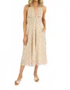 Sundays Morris Dress In Cream Plaid In Neutral