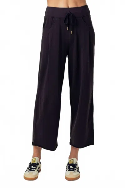 Sundays Nara Wide Leg Pant In Espresso In Black