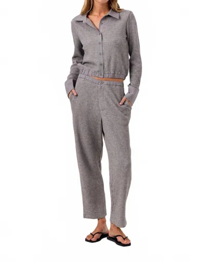 Sundays Nell Button Front Shirt In Grey In Gray