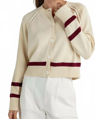 Sundays Nicolette Cardigan In Mulberry In Neutral