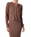 Sundays Nora Cardigan In Hickory In Brown