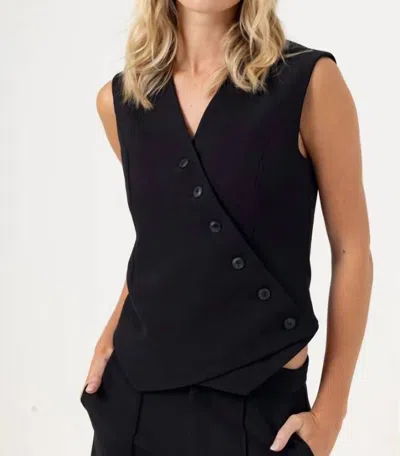 Sundays Nori Vest In Black