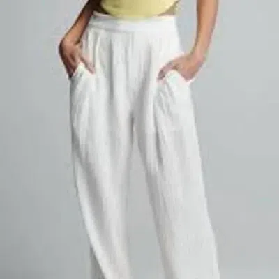 Sundays Norris Cotton Gauze Pants In White