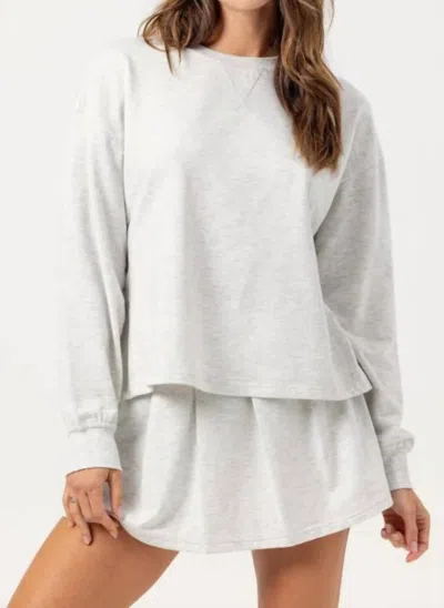 Sundays Okley Pullover In Heather Grey