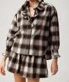 Sundays Opal Shirt In Coco Plaid In Multi