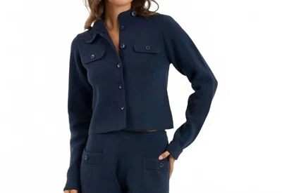 Sundays Otto Jacket In Navy In Blue