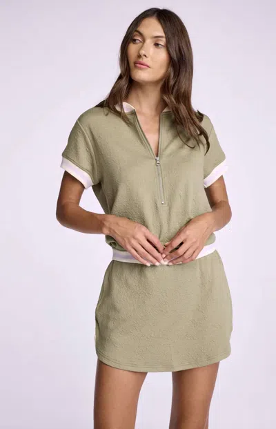 Sundays Paloma Mini Skirt In Moss Green
