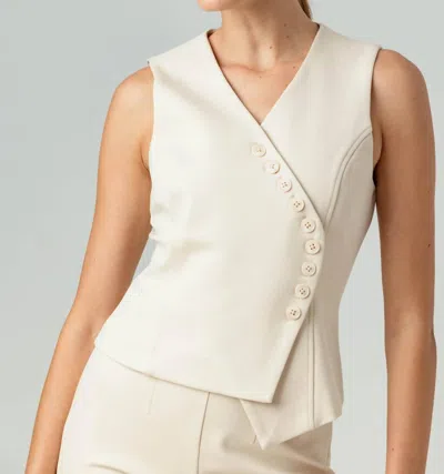 Sundays Pax Vest In Ivory In Neutral
