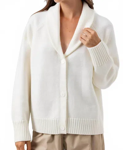 Sundays Pb V-neckline Cardigan In Cream In White