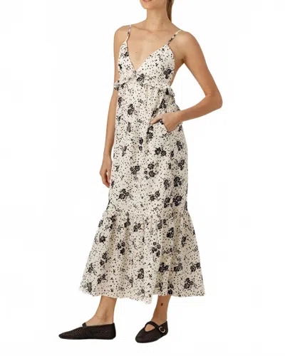 Sundays Petal Marceline Dress In White & Black