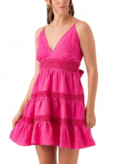 Sundays Petra Dress In Carmineros In Pink