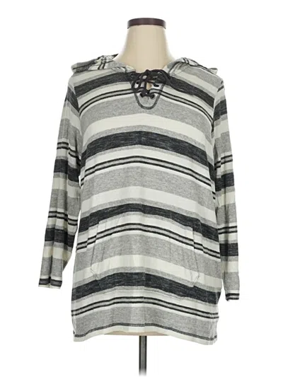 Pre-owned Sundays Poncho In Gray