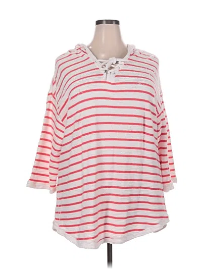 Pre-owned Sundays Poncho In Pink