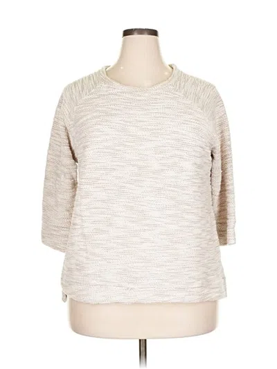 Pre-owned Sundays Pullover Sweater In White