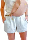 Sundays Rainer Shorts In Light Heather Grey In Grey