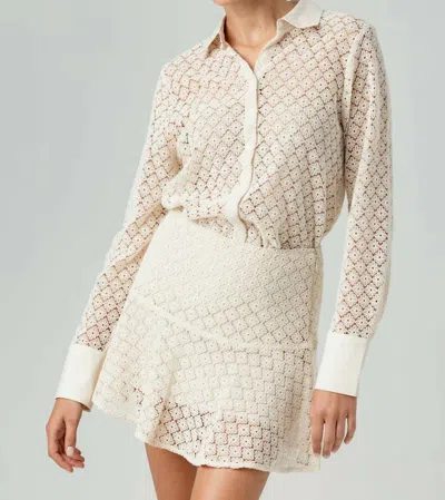 Sundays Reece Button Down Shirt In Cream