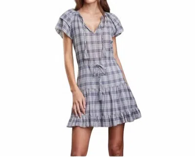 Sundays Reese Plaid Dress In Dusk Grey In Multi
