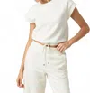 Sundays Riley Top In Cream In White