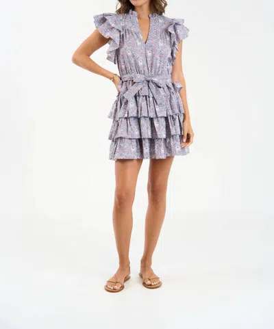 Sundays Roe Dress In Indigo Rose In Purple
