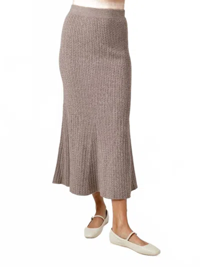Sundays Rosalind Skirt In Chestnut