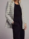 Sundays Roscoe Blazer In Ash Boucle In Multi