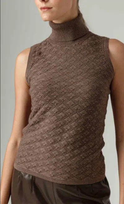 Sundays Roscoe Tank In Carob In Brown
