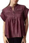Sundays Rue Shirt In Huckleberry In Multi