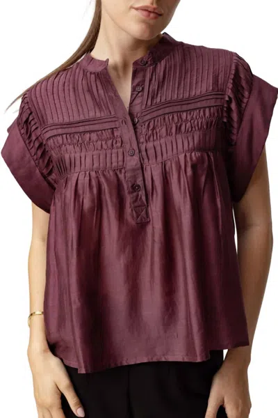 Sundays Rue Shirt In Huckleberry In Multi