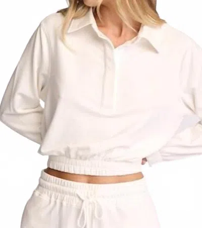 Sundays Russel Pullover Top In Coconut Milk In White