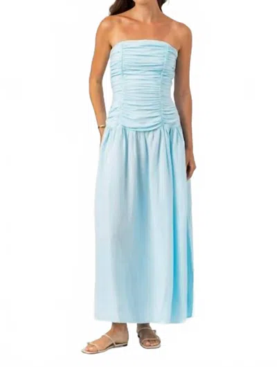 Sundays Savannah Midi Dress In Baby Blue