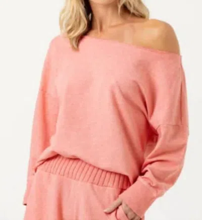 Sundays Seena Pullover In Coral Heather In Multi