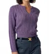 Sundays Seychelle Sweater In Aubergine In Purple