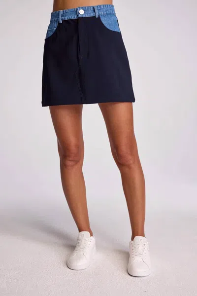 Sundays Shon Skirt In Navy In Multi